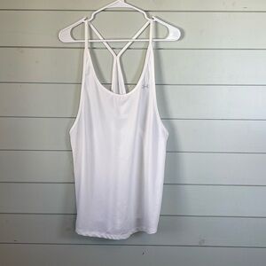Under Armour white tank top women’s size large
